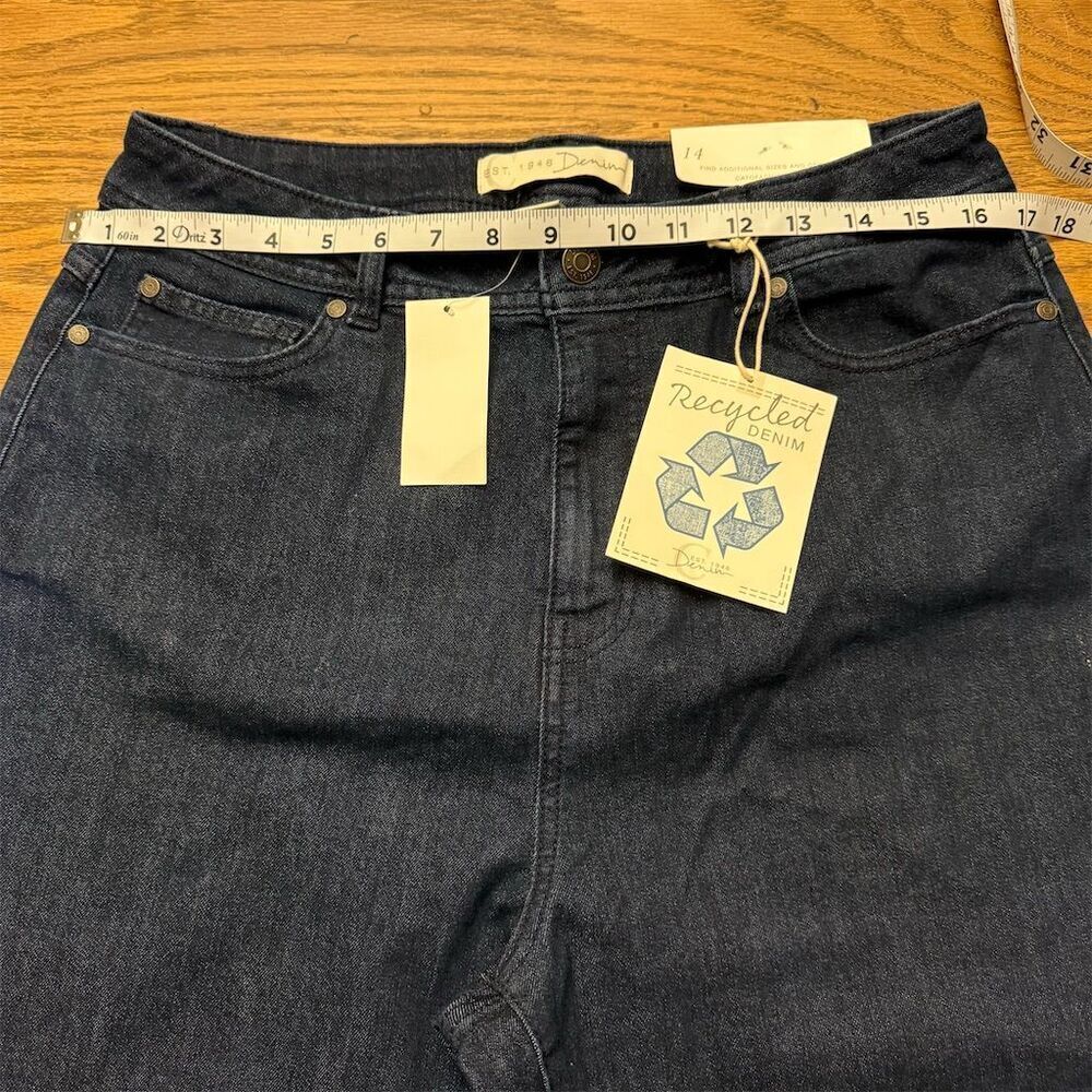 C Denim 1946 Women Jeans Blue Size 14 - Picture 4 of 6